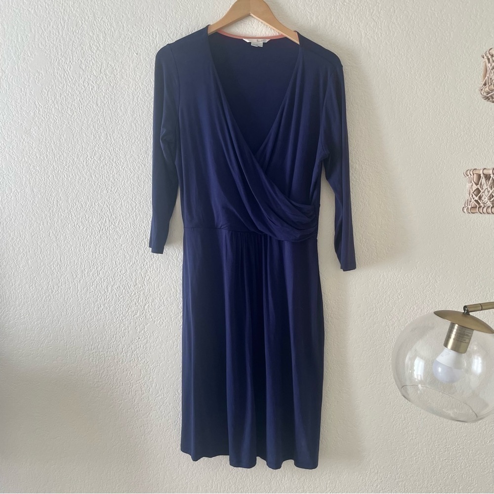 Boden Faux Wrap Jersey Dress
